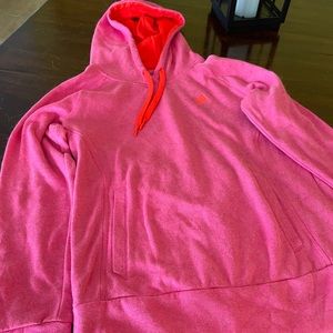 Small pink ladies Adidas sweat shirt.